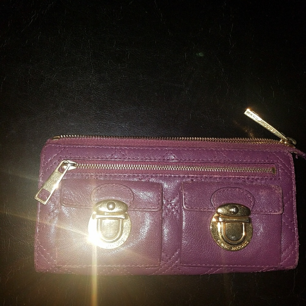 Authentic Marc Jacobs quilted wallet
